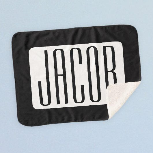 Moderner Name oder bearbeitbarer Markenname für Un Sherpadecke