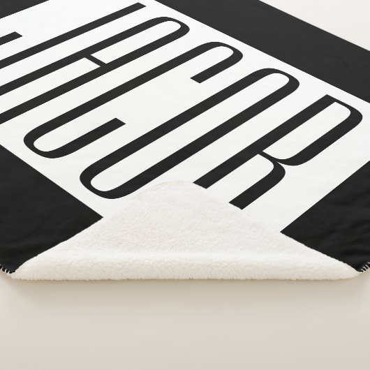 Moderner Name oder bearbeitbarer Markenname für Un Sherpadecke (3/4)