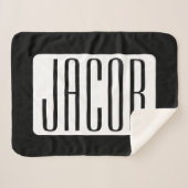 Moderner Name oder bearbeitbarer Markenname für Un Sherpadecke (Vorderseite (Horizontal))