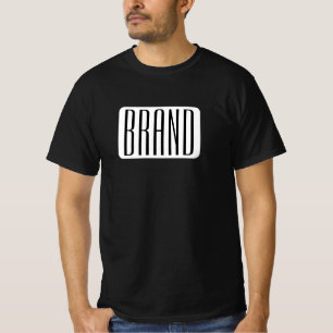 Moderner Name oder bearbeitbarer Markenname für Un T-Shirt