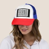 Moderner Name oder bearbeitbarer Markenname für Un Truckerkappe (Beispiel)