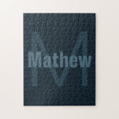 Moderner Name Puzzle (Vertikal)