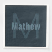 Moderner Name Serviette (Vorderseite)