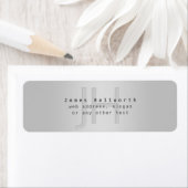 Moderner Name und Slogan | Grau Gradient (Insitu)