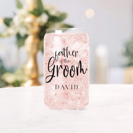 Moderner Name Vater des Groom-Geschenks Dosenglas (Insitu (Hochzeit))