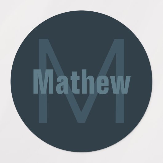 Moderner Name | wasserdicht Etiketten (Design 2)