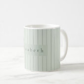 Moderner Namensbecher  Kaffeetasse (VorderseiteRechts)