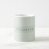 Moderner Namensbecher  Kaffeetasse (Mittel)