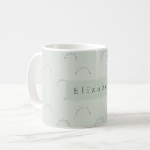 Moderner Namensbecher Kaffeetasse