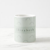 Moderner Namensbecher  Kaffeetasse (Mittel)