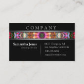 Moderner Natur-LiebeMandala Visitenkarte (Rückseite)