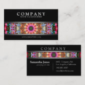 Moderner Natur-LiebeMandala Visitenkarte (Vorne/Hinten)