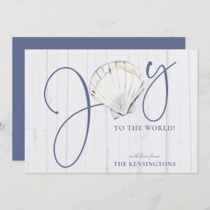 Moderner Nautic Christmas Joliday Feiertagskarte