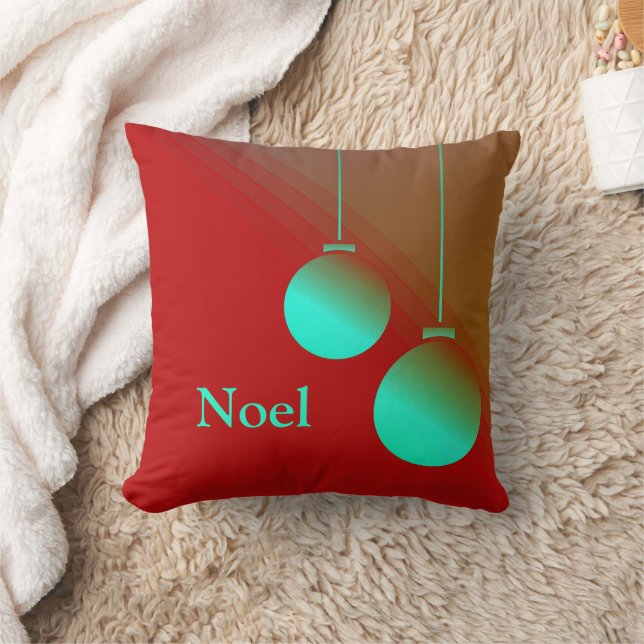 Moderner Neo Mint Weihnachten Weihnachtsfeiertag Kissen (Decke)
