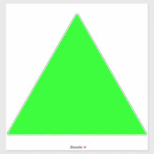 Moderner Neongrüner Bildschirm Grosser Dreieckspfe