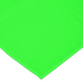 Moderner Neongrüner Bildschirm hell cool Tischdecke (Schrägansicht)