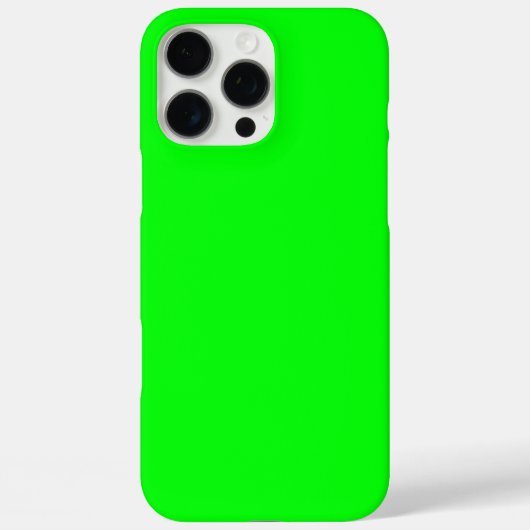 Moderner Neongrüner Bildschirm hell schlicht cool Case-Mate iPhone Hülle (Rückseite)