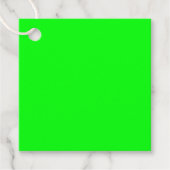 Moderner Neongrüner Bildschirm hell schlicht cool Geschenkanhänger (Vorderseite)