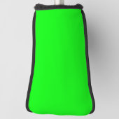 Moderner Neongrüner Bildschirm hell schlicht cool Golf Headcover (Rotieren 90)