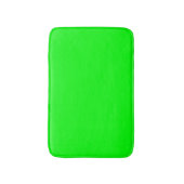 Moderner Neongrüner Bildschirm hell schlicht solid Badematte (Vorderseite Vertikal)