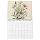 moderner Neujahr 2026 Wandkalender (Feb 2027)