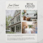 Moderner neutraler Immobilienmakler Flyer (Vorne)