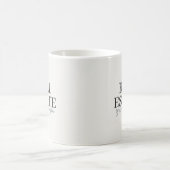 Moderner neutraler Immobilienmakler Kaffeetasse (Mittel)