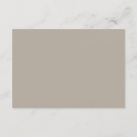 Moderner neutraler QR-Code für Hochzeiten Begleitkarte (Rückseite)