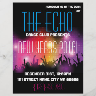 Moderner New Years Party Flyer