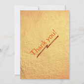 Moderner Niedlicher Boy Karate Silhouette Kinderge Dankeskarte (Rückseite)