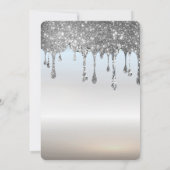 Moderner, Niedlicher Chic Minimalistischer Abschlu Einladung (Rückseite)