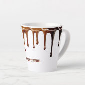 Moderner niedlicher, cooler, benutzerdefinierter T Milchtasse (Rechte Ecke)