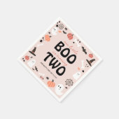 Moderner Niedlicher Klein-Boo-Wende zum zweiten Ge Serviette (Ecke)