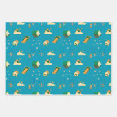 Moderner Niedlicher Ramadan Eid Mubarak Geschenkpapier Set (Vorderseite 3)