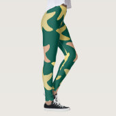 Moderner niedlicher Sternfisch Übung Grüne Leggings (Rechts)