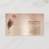 Moderner Notar-Agent Beruflich Visitenkarte (Rückseite)