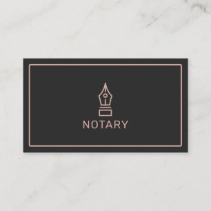 Moderner Notarzt mit Gold der schwarzen Rose Agent Visitenkarte