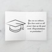 Moderner Nurse-Abschluss Karte (Innenseite)