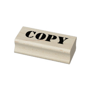 Moderner Office-Schriftart "COPY"-Meldung Gummistempel