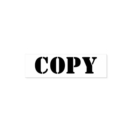 Moderner Office-Schriftart "COPY"-Meldung Permastempel (Design)