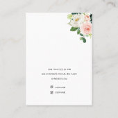 Moderner Ohrring Visitenkarte (Rückseite)