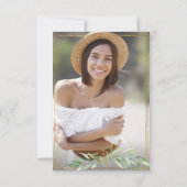 Moderner Olive Branch Nursing School Abschluss Einladung (Rückseite)