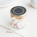 Moderner Olivenkranz mit Wasserfarbe Botanische Ho Runder Aufkleber<br><div class="desc">Moderne minimale Oliven-Ast Wasserfarbe Kranz Hochzeitsfeier zu Gunsten der Aufkleber. Schöne elegante Aquarellbilder. Teil einer kompletten Hochzeitskollektion.</div>