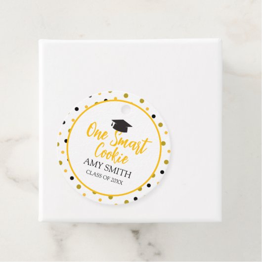 Moderner One Smart Cookie Abschluss Geschenkanhänger (Beispiel)