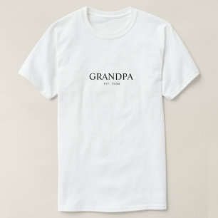 Moderner Opa Est-Jahr T-Shirt