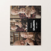 Moderner Opa Est. Name Jahr 3 Foto  Puzzle (Vertikal)