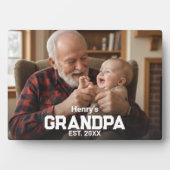 Moderner Opa Est. Name Jahr Foto Fotoplatte (Vorderseite)