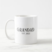 Moderner Opa etabliert schwarzes Skript  Kaffeetasse (Links)