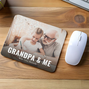 Moderner Opa und ich Personalisiert Mousepad