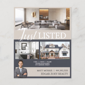Moderner Open House Immobilienmakler Flyer